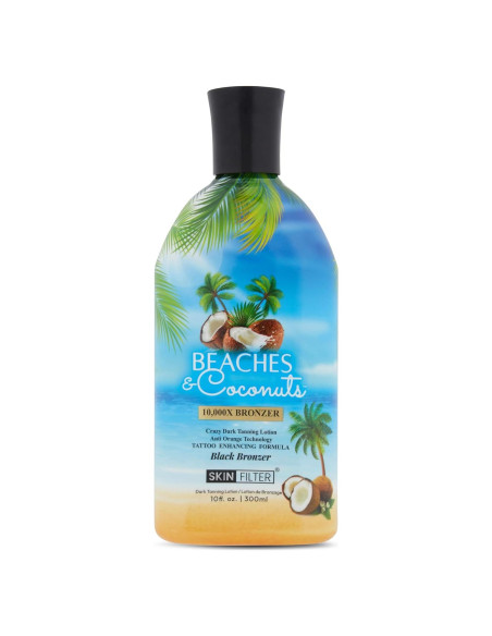 Loción Bronceadora Playas y Coco 300 ml - Anti-Naranja y Nutritiva