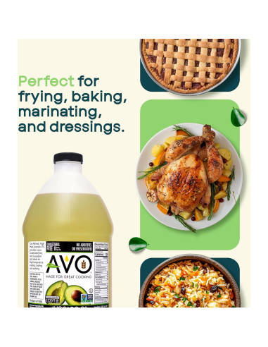 Aceite de Aguacate AVO No OGM 1.89 L Sin Conservantes