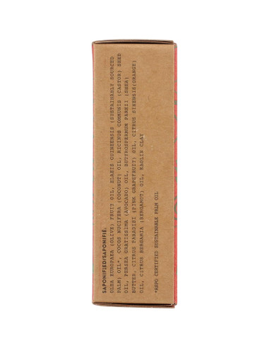 Barra de Jabón Natural Vegano Crate 61 Aguacate Pomelo 8 Pzas