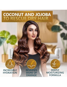 Juego de Champú y Acondicionador Naturavis Coco 1.31kg Hidratante 2