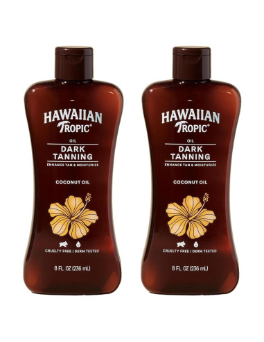 Aceite Bronceador Oscuro Hawaiian Tropic 240ml Hidratante