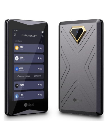 Billetera Fría ELLIPAL Titan 2.0 100% Offline para Criptomonedas