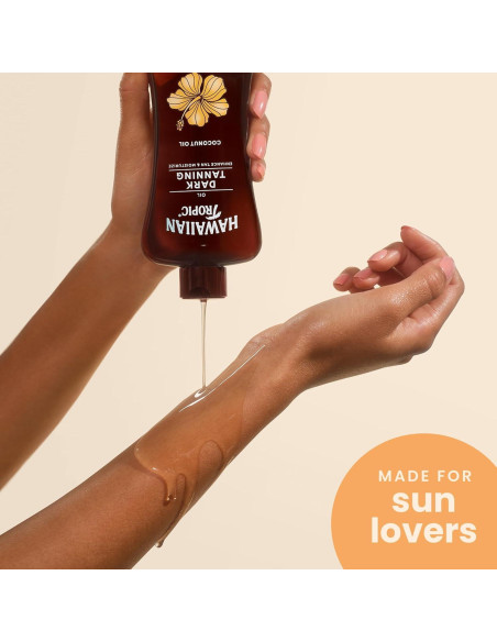 Aceite Bronceador Oscuro Hawaiian Tropic 240ml Hidratante