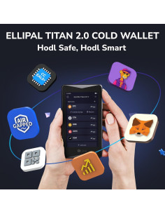Billetera Fría ELLIPAL Titan 2.0 100% Offline para Criptomonedas 2