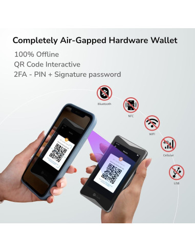 Billetera Fría ELLIPAL Titan 2.0 100% Offline para Criptomonedas