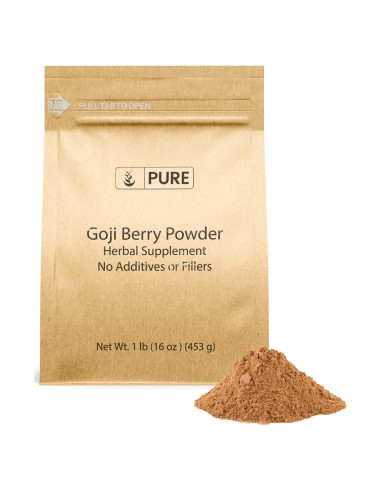 Polvo de Baya de Goji Wolfberry 454g Suplemento Herbal Puro