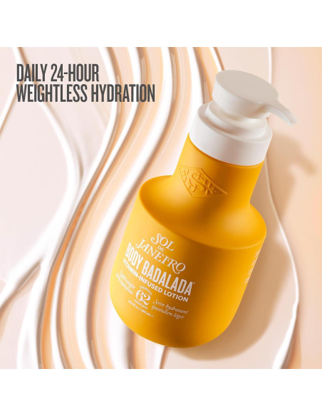 Loción Corporal Badalada Sol de Janeiro 400 ml - Hidratante y Exfoliante
