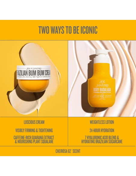 Loción Corporal Badalada Sol de Janeiro 400 ml - Hidratante y Exfoliante