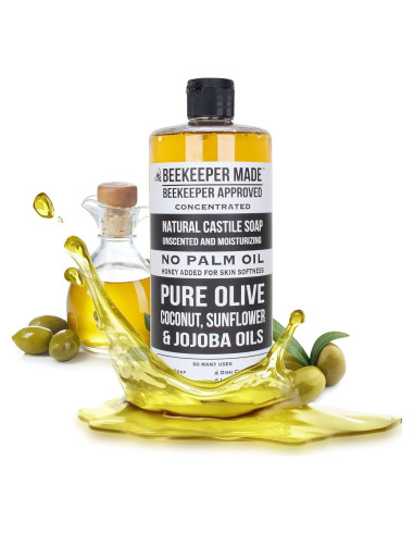 Jabón de Castilla Natural Beekeeper Made 946 ml Sin Fragancia