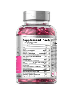 Vitaminas para Cabello, Piel y Uñas Horbaach | 300 Geles Blandos | Con Biotina y Colágeno 2