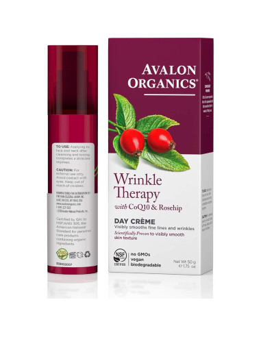 Crema de Día Avalon Organics 49.6 g - Terapia de Arrugas