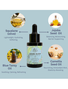 Aceite Facial Hidratante De Selva Azure Elixir 28.35 ml 2