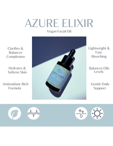 Aceite Facial Hidratante De Selva Azure Elixir 28.35 ml