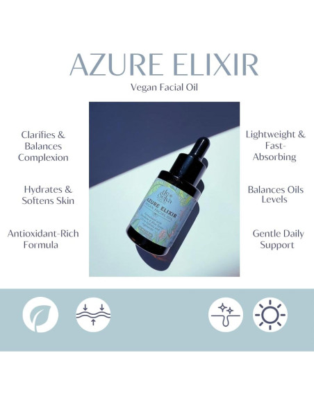 Aceite Facial Hidratante De Selva Azure Elixir 28.35 ml