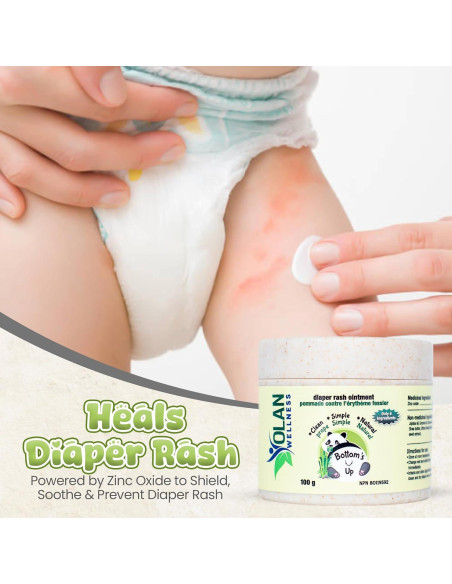 Crema para Erupciones de Pañal Olan Wellness 99.7g - Natural