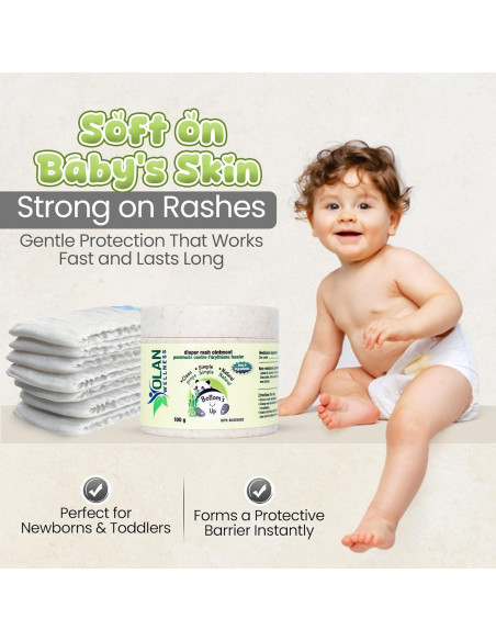 Crema para Erupciones de Pañal Olan Wellness 99.7g - Natural