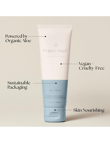 Loción Refrescante After Sun Project Reef 68g - Aloe Vera y Menta