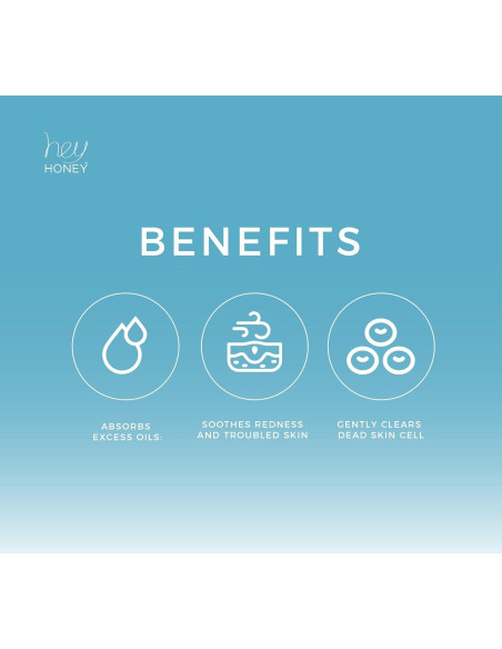 Hey Honey Be Clear - Tratamiento Nocturno para Acné 28 g