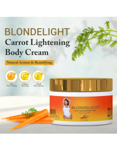 Crema Corporal Blondelight de Zanahoria 226.8g - Hidratante y Aclaradora 2