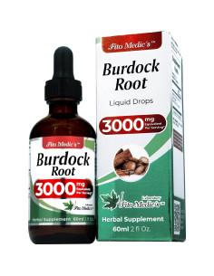 Tintura de Raíz de Bardana Orgánica FITO MEDIC'S 60 ml 3000 mg 2