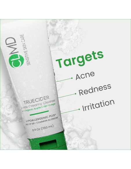 Limpiador Facial Suave CLMD con Vinagre de Sidra 236 ml