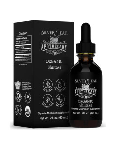 Tintura de Shiitake Orgánica 60 mL - Suplemento Inmunológico