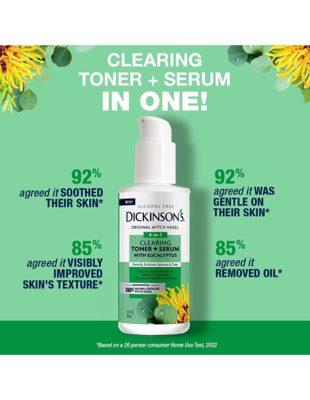Tónico Limpiador Dickinson con Eucalipto 118 ml - Hamamelis 100% Natural Tónico Limpiador Dickinson con Eucalipto 118 ml - Hamamelis 100% Natural