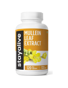Cápsulas de Extracto de Hoja de Mullein Stay Alive 1000mg