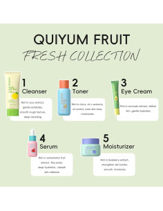 Juego de Cuidado de la Piel QUIYUM 5 Piezas para Adolescentes 2