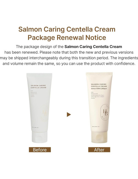 Crema Centella Cuidadora Heveblue 117g - PDRN y Extracto de Salmón