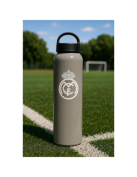 Botella de Agua Aluminio Real Madrid 0.59 L Deportiva