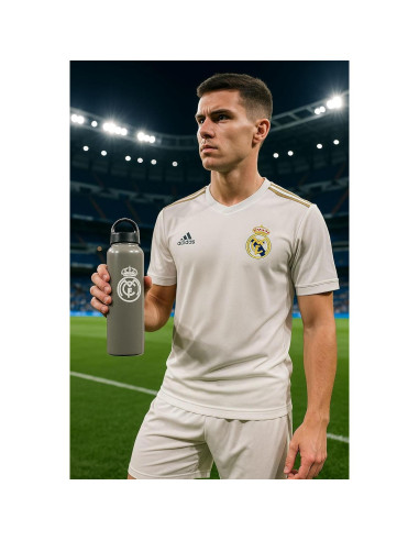 Botella de Agua Aluminio Real Madrid 0.59 L Deportiva