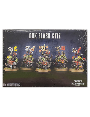 Figura de Acción Ork Flash Gitz Warhammer 40,000 - 5 Miniaturas