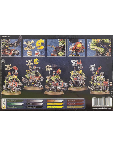 Figura de Acción Ork Flash Gitz Warhammer 40,000 - 5 Miniaturas Figura de Acción Ork Flash Gitz Warhammer 40,000 - 5 Miniaturas