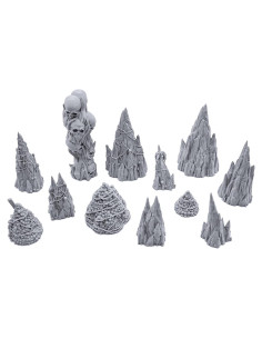 Escenografía Impresa 3D EnderToys Tormented Scatter 28mm