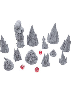 Escenografía Impresa 3D EnderToys Tormented Scatter 28mm 2