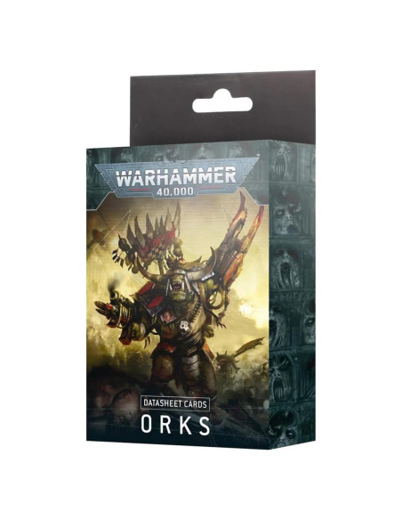 Tarjetas de Ficha Orkos Games Workshop 16.5x11.4 cm