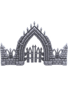 Escenografía Cementerio EnderToys 3D para RPG y Wargame 28mm 2