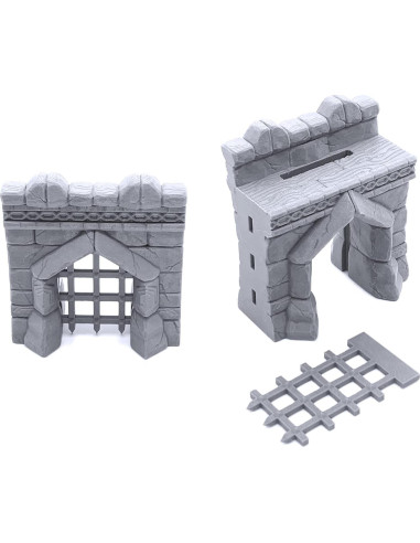 Paredes Modulares EnderToys para RPG y Wargames 28mm