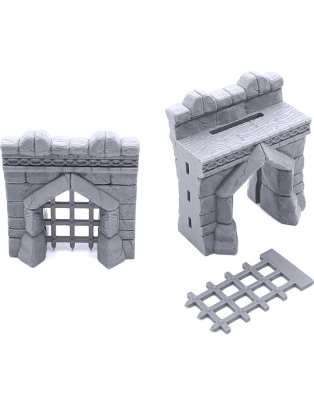 Paredes Modulares EnderToys para RPG y Wargames 28mm