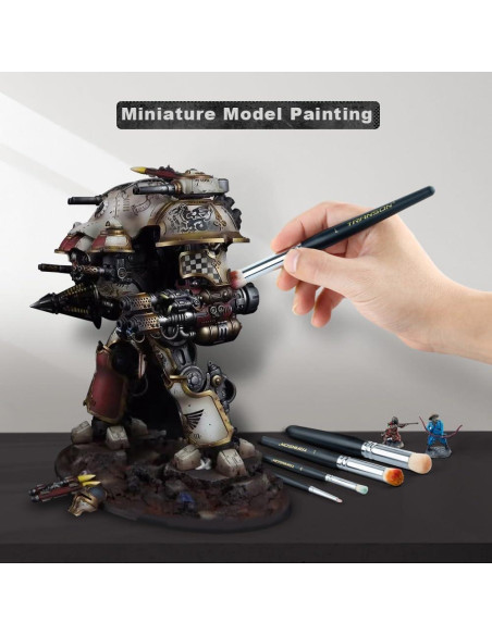 Set de Pinceles Secos Transon 8 Piezas para Miniaturas