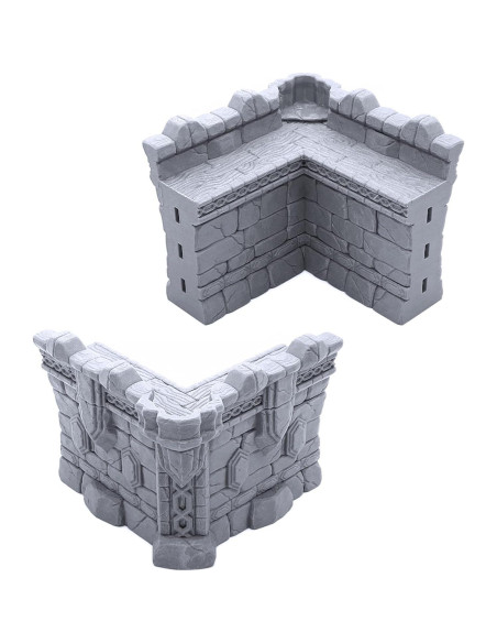 Paredes Modulares EnderToys para RPG y Wargames 28mm