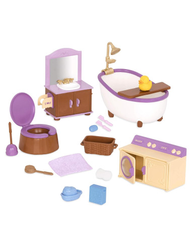 Juego de Baño y Lavandería Li'l Woodzeez - 14 Piezas