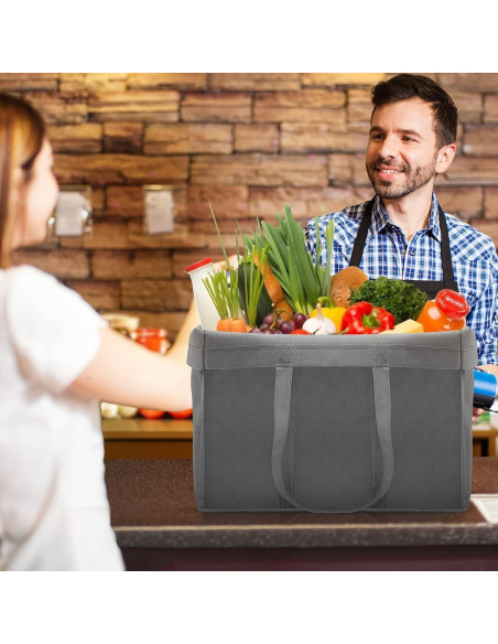 Bolsas de Compras Reutilizables WISELIFE 10 Piezas 22.68 kg