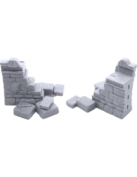 Paredes Modulares EnderToys para RPG y Wargames 28mm