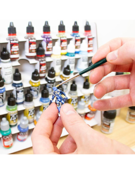 Organizador de Pinturas Hartem - Soporte Acrílico Pared 43 Botellas