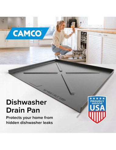 Bandeja de Drenaje para Lavavajillas Camco 24" x 52 cm
