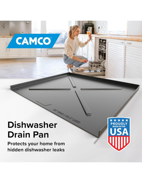 Bandeja de Drenaje para Lavavajillas Camco 24" x 52 cm