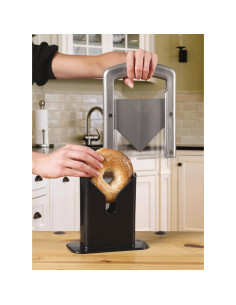 Cortador Universal de Bagels Hoan 23.5 cm Acero Inoxidable Plata 2