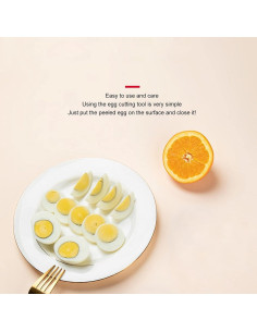 Cortador de Huevos Gavigain - Acero Inoxidable, 3 Modos, 320g 2